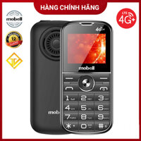 Điện thoại Mobell F209 4G ,Loa to, Phím lớn - Hàng chính hãng - Đen