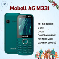 Điện Thoại Mobell M331 4G Màn hình to 2.4inch có chức năng ghi âm cuộc gọi Bảo hành 12 tháng- Hàng chính hãng - New 100%