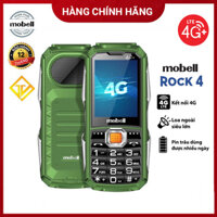 Điện thoại Mobell Rock 4 4G , Pin 3250mah , Loa Siêu lớn - Hàng chính hãng - Xanh lục