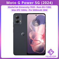 Điện thoại Motorola Moto G Power 5G (2024) XT2415 màn IPS 120Hz - Dimensity 7020 ram 8G 128G