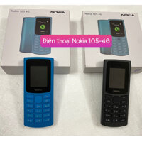 Điện Thoại Nokia 105 4G-2021 Bản 2 Sim Hàng Full Hộp
