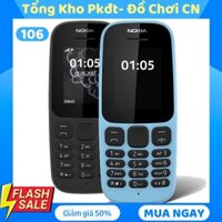 Điện thoại Nokia 106 🔹 GIÁ TỐT NHẤT 🔹 điện thoại bàn phím full pin, sạc máy mới cao cấp