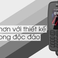 Điện thoại Nokia 106 model  2018, dual  Like new bảo hành 10 tháng