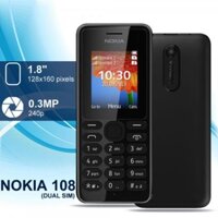 Điện Thoại NOKIA 108 2 Sim Hàng Zin - Like New Được Chọn Phụ Kiện