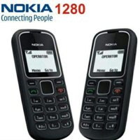 Điện Thoại Nokia 1280 đầy đủ phụ kiện gồm hộp + Máy + pin + sạc. Bảo hành 6 tháng