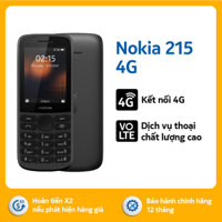 Điện thoại Nokia 215 4G - Hàng chính hãng - Đen