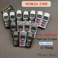 Điện Thoại Nokia 2300 Huyền Thoại, nghe gọi 2- 3 ngày bảo hành 12 tháng