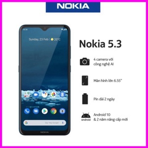 Điện thoại Nokia 5.3 - 3GB/64GB, 2 sim