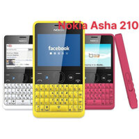 Điện Thoại Nokia Asha 210 Có Wifi 3G 2Sim  Main Zin, Kèm Pin, Sạc - bảo hành 12 Tháng