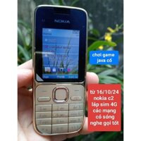 điện thoại nokia c2 01 zin chính hãng, mạng 3g, 4g nghe gọi loa to