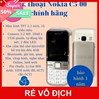 Điện thoại NOKIA C5 00 giá rẻ kèm theo phụ kiện (pin+sạc)