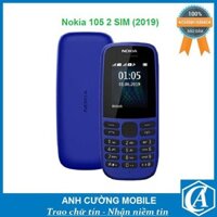 điện thoại nokia [Mã ELMS5 giảm 7% đơn 300K] Điện thoại Nokia 105 2 Sim (2019) - Chính hãng