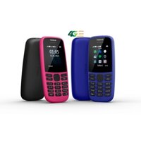 Điện thoại Nokia105 pin khỏe,máy màu 1 sim, hàng chính hãng.