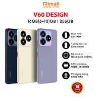 Điện Thoại Nubia V60 Design | 16(6+10)GB/256GB | 6.6'' HD+ | Octa Core 1.6GHZ | 5000mAh 22.5W - Hàng chính hãng