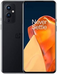 Điện thoại OnePlus 9 Astral Black phiên bản Hoa Kỳ, mở khóa 5G, RAM 8GB + bộ nhớ trong 128GB, màn hình 120Hz, camera Hasselblad, sạc 65W, không dây 15W và tích hợp Alexa.