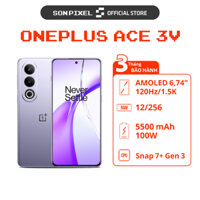 Điện Thoại OnePlus Ace 3V 5G, Chip Snapdragon 7+ Gen 3, Pin 5500 mAh, Sạc Nhanh 100W. SonPixel