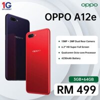 Điện thoại OPPO A12e_giá tốt nhất 2.950.000đ