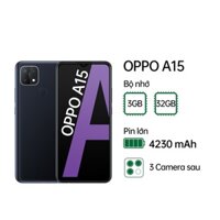 Điện thoại OPPO A15 (3GB/32GB) - Hàng Chính Hãng