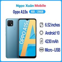 Điện thoại Oppo A15s 2sim Ram 8G/256G - Máy Zin cũ đẹp- Màn 6.52inch, Camera siêu nét, Cày Game mượt