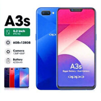 Điện thoại Oppo A3s Ram 6/128 Full Box, 2 Sim 2 Sóng,Camera nhận diện khuôn mặt,Chiến game mượt mà