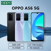 điện thoại Oppo A56 5G 2sim ram 8G/256G mới Chính Hãng, Bảo hành 12 tháng, Cấu hình khủng, Cày Game siêu mượt
