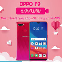 Điện thoại Oppo F9 ram 4gb/64gb máy chính hãng