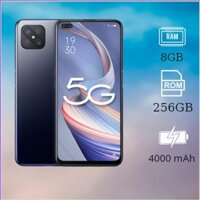 điện thoại oppo Reno 4z 5G ram 8/128G chuẩn đẹp cân mọi loại game , camera sắc nét - hàng chính hãng