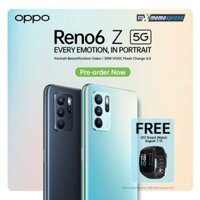 Điện thoại OPPO Reno6 Z 5G - chuyên gia chân dung bắt trọn mọi cảm xúc chân thật nhất