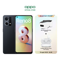 Điện thoại OPPO Reno8 4G 8GB256GB - Hàng chính hãng  - Đen