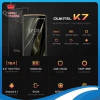 điện thoại oukitel k7 Pro pin 10000mAh 4gb rom 64gb [Queen Mobile]