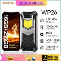 Điện ThoạI OUKITEL WP26 chống nước chống sốc pin khủng 10000mAh RAM 16GB 256GB fullbox BH 12 tháng