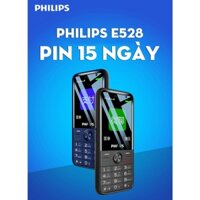 Điện thoại PHILIPS E528 4G VoLTE, pin khủng 15 ngày, Dành cho người cao tuổi 2 sim