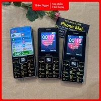 Điện thoại phổ thông G6 2 sim sóng [ 4G ] 2024 mới 100%, pin 6800mAh - Chữ, số, loa to - phù hợp cho người cao tuổi