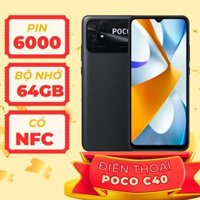 Điện thoại Poco C40 pin 6000MAh điện thoại chính hãng, điện thoại giá rẻ bảo hành 6 tháng/.