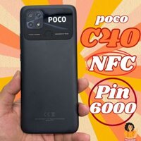 Điện thoại Poco C40 pin 6000MAh điện thoại chính hãng, điện thoại giá rẻ bảo hành 6 tháng,