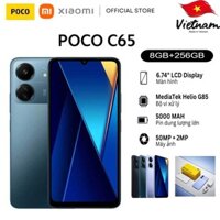 Điện thoại POCO C65 8GB/256GB 6.71" IPS LCD HD+Helio G85| 5000mAh Hàng chính hãng
