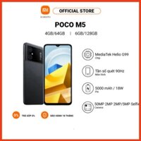 Điện thoại POCO M5 4GB+64GB/6GB+128GB | Pin 5000mAh | MediaTek Helio G99
