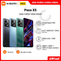 Điện thoại POCO X5 5G 6+128GB | 8+258GB - Hàng Chính Hãng