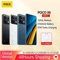 Điện thoại POCO X6 5G phiên bản toàn cầu NFC 6.67