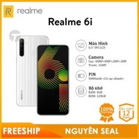 Điện thoại Realme 6i (4GB/128GB) - Màn hình tràn viền, Cụm 4 Camera chuyên nghiệp, PIN lớn sạc nhanh - Bảo hành 12 tháng