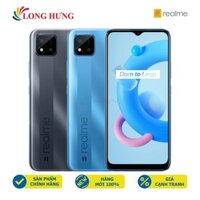 Điện thoại Realme C11 2021 (4GB/64GB) - Hàng chính hãng - Màn hình rộng lớn, viên pin khủng, khả năng tiết kiệm pin