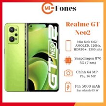 Điện thoại Realme GT Neo 2 (8GB/128GB) nơi bán giá rẻ nhất tháng 05/2023 Điện Thoại Realme Gt Neo 2 (8Gb/128Gb) Nơi Bán Giá Rẻ Nhất Tháng 05/2023
