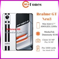 Điện thoại Realme GT Neo3, MediaTek Dimensity 8100,pin 5000 maAh,sạc nhanh 80w