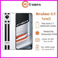 Điện thoại Realme GT Neo3, MediaTek Dimensity 8100,pin 5000 maAh,sạc nhanh 80w