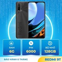 Điện thoại Redmi 9T Ram 6G/128gb pin 6000 điện thoại chính hãng, điện thoại giá rẻ bảo hành 6 tháng