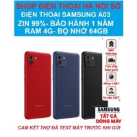 Điện thoại Samsung Galaxy A03 ram 4G/32GB máy chính hãng-BH 1 NĂM 1 ĐỔI 1
