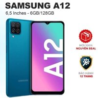 Điện thoại SAMSUNG Galaxy A12 6.5" (6GB/128GB) Chính hãng mới 100% Có Tiếng Việt - 1 Đổi 1 - Bảo Hành 1 Năm FA21 *