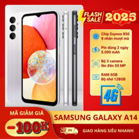 Điện Thoại SAMSUNG Galaxy A14 CHÍNH HÃNG 6GB/128GB -Máy Mới 100% Full Box Nguyên Seal Bảo Hành 1 Năm