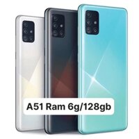 Điện thoại Samsung Galaxy A51 máy 2sim Chính Hãng ram 6/128G, cấu hình Cao, VÂN TAY OK