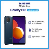 Điện Thoại Samsung Galaxy M12 Ram 4Gb/64Gb - Hàng Chính Hãng, Mới 100%, Nguyên seal